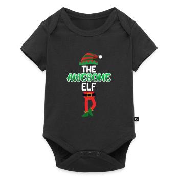 L’incroyable elfe génial - Body à manches courtes Premium Bébé - noir - Devant