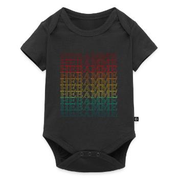 Ich bin eine Hebamme - Baby Premium Kurzarmbody - Schwarz - Vorne