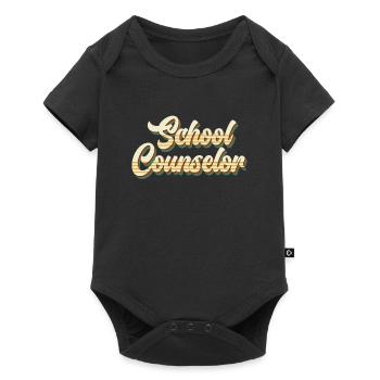 School accompaniment Inclusion best school companion - Baby Premium short-sleeve bodysuit - black - Front