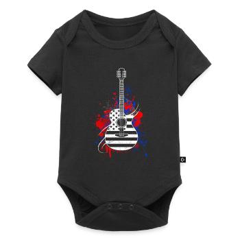 USA Guitare Country Heartbeat Guitariste - Body à manches courtes Premium Bébé - noir - Devant