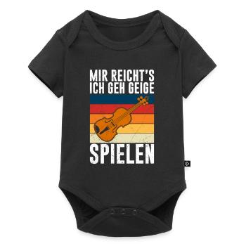 Musician Concert Mir reichts ich spielen Geviolin jetzt - Baby Premium short-sleeve bodysuit - black - Front