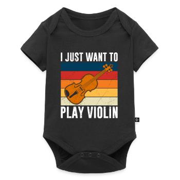 Musician Concert Mir reichts ich spielen Geviolin jetzt - Baby Premium short-sleeve bodysuit - black - Front