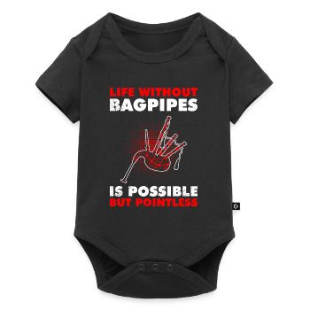 Possible mais inutile Vie sans cornemuse - Body à manches courtes Premium Bébé - noir - Devant
