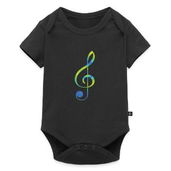 clef J’adore les partitions - Body à manches courtes Premium Bébé - noir - Devant