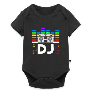 Rave Festival Techno Disco DJ Festival - Body à manches courtes Premium Bébé - noir - Devant