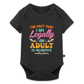 Birthday Girl 18 Years - Baby Premium short-sleeve bodysuit - black - Front
