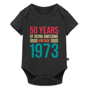 Des hommes légendaires de 50 ans depuis 50 ans - Body à manches courtes Premium Bébé - noir - Devant
