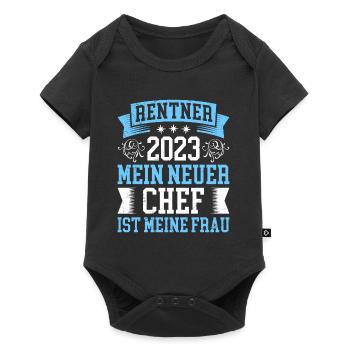 Pensioners 2023 - Baby Premium short-sleeve bodysuit - black - Front