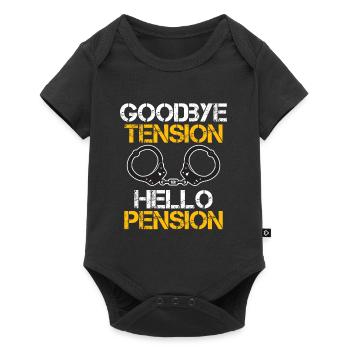 Rente 2023 Goodbye Tension Hello Pension - Baby Premium short-sleeve bodysuit - black - Front