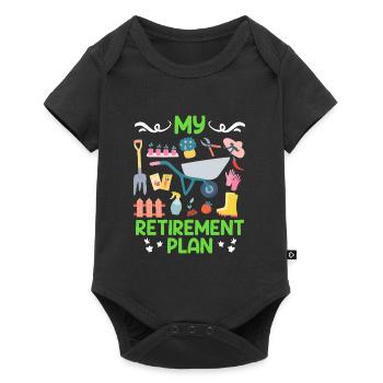My Plan Retirement Retirement Retirees - Baby Premium short-sleeve bodysuit - black - Front