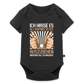 Ich hasse es als Rentner so gut auszusehen Rentner - Baby Premium Kurzarmbody - Schwarz - Vorne