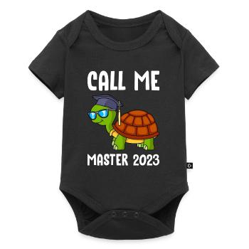 Call me Master 2023 Master's Degree Master - Baby Premium short-sleeve bodysuit - black - Front