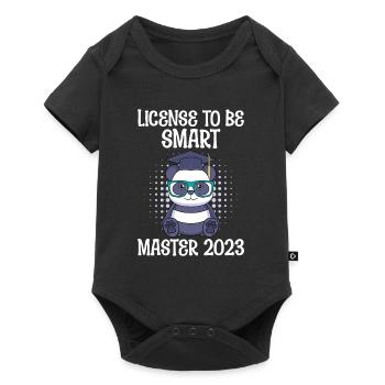 Licence pour Klugsceiß Master 2023 - Body à manches courtes Premium Bébé - noir - Devant