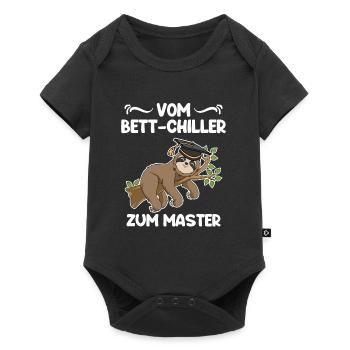 Master 2023 - Baby Premium Kurzarmbody - Schwarz - Vorne