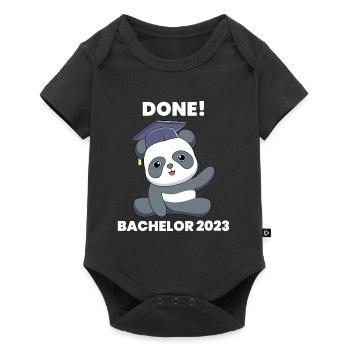 Completed Bachelor 2023 Bachelor's degree - Baby Premium short-sleeve bodysuit - black - Front