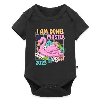 I finished Master's degree 2023 Master's degree - Baby Premium short-sleeve bodysuit - black - Front