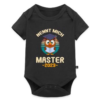 Call me Master 2023 Master Abschluss - Baby Premium Kurzarmbody - Schwarz - Vorne