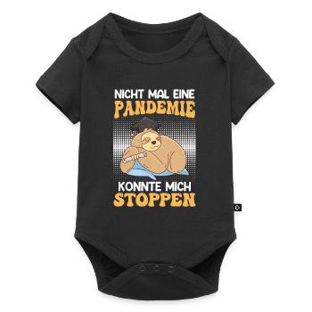 Eine Pandemie konnte mich stoppen Master - Baby Premium Kurzarmbody - Schwarz - Vorne