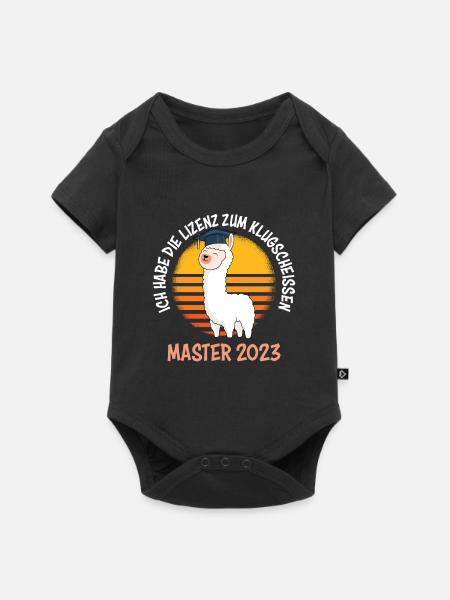 Master Abschluss 2023 Master - Baby Premium Kurzarmbody - Schwarz