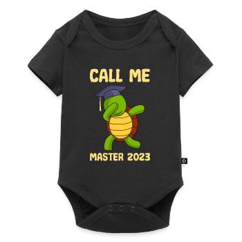 Call me Master 2023 Master Degree - Baby Premium short-sleeve bodysuit - black - Front