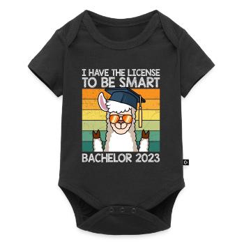 Bachelor 2023 Licence à Clever Shit - Body à manches courtes Premium Bébé - noir - Devant