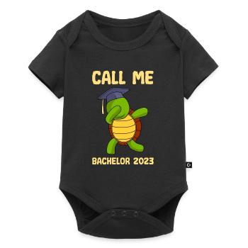 Call Me Bachelor 2023 Bachelor Degree - Baby Premium short-sleeve bodysuit - black - Front