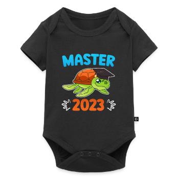 Master 2023 Fin de Master - Body à manches courtes Premium Bébé - noir - Devant