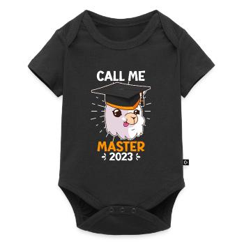 Master 2023 Graduation - Baby Premium short-sleeve bodysuit - black - Front