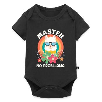 Master 2023 No Probllama Master's Degree - Baby Premium short-sleeve bodysuit - black - Front