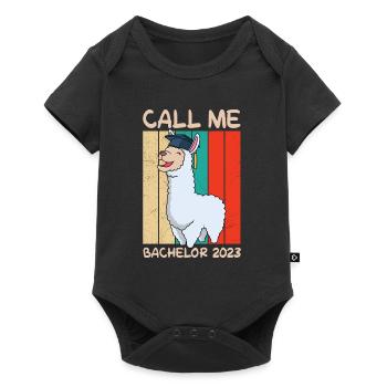 Call me Bachelor 2023 - Baby Premium short-sleeve bodysuit - black - Front