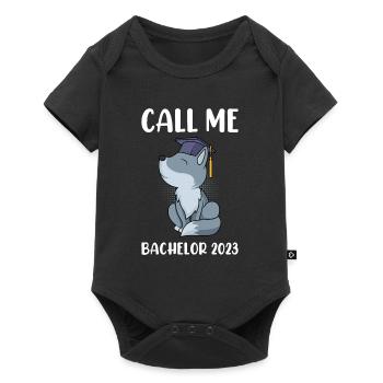 Call Me Bachelor 2023 Bachelor Degree - Baby Premium short-sleeve bodysuit - black - Front
