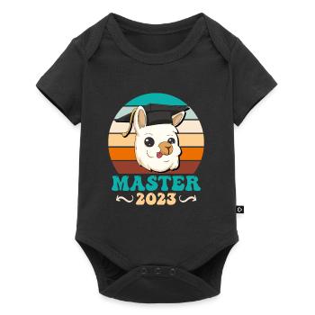Master Degree Master 2023 - Baby Premium short-sleeve bodysuit - black - Front