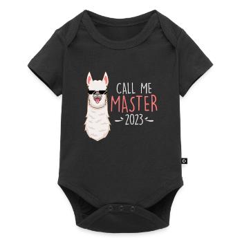 Studies End of Master's degree 2023 Master - Baby Premium short-sleeve bodysuit - black - Front