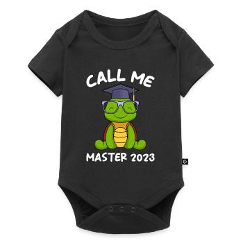 Call me Master 2023 Master Degree - Baby Premium short-sleeve bodysuit - black - Front