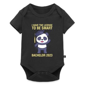Bachelor 2023 Licence à Clever Shit - Body à manches courtes Premium Bébé - noir - Devant