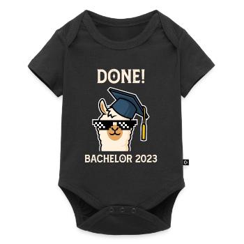 Bachelor 2023 completed Bachelor's degree - Baby Premium short-sleeve bodysuit - black - Front