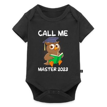Call me Master 2023 - Baby Premium short-sleeve bodysuit - black - Front