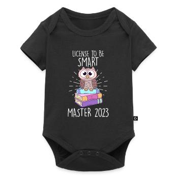 Lizenz zum Klugscheißen Master 2023 - Baby Premium Kurzarmbody - Schwarz - Vorne