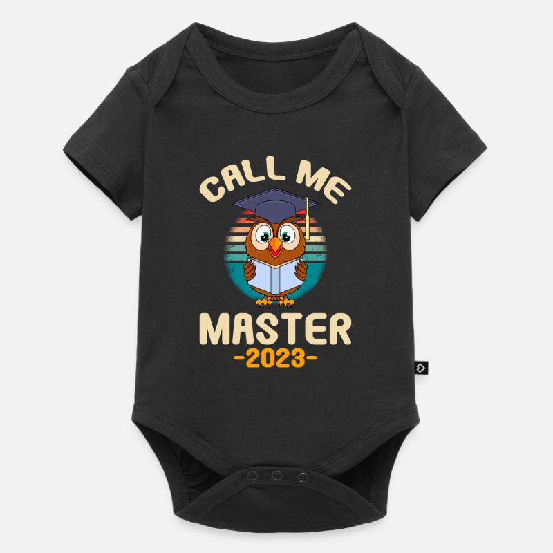 Call me Master 2023 Master Abschluss - Baby Premium Kurzarmbody - Schwarz