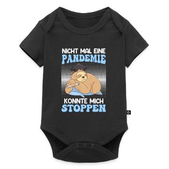Eine Pandemie konnte mich stoppen Master - Baby Premium Kurzarmbody - Schwarz - Vorne