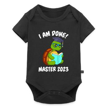 I finished Master 2023 Master Degree - Baby Premium short-sleeve bodysuit - black - Front