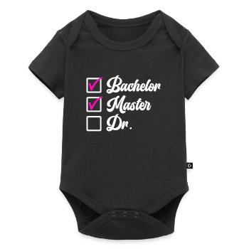 Licence Master Doctorat - Body à manches courtes Premium Bébé - noir - Devant