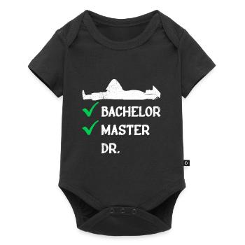 Checklist Bachelor Master Doctoral Degree - Baby Premium short-sleeve bodysuit - black - Front