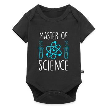 Ingénieur Master Master of Science - Body à manches courtes Premium Bébé - noir - Devant