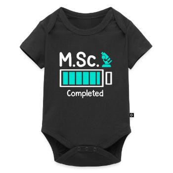 M.Sc completed Master Degree Master of Science - Baby Premium short-sleeve bodysuit - black - Front
