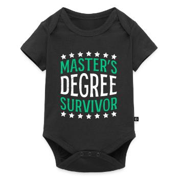 Masters degree survivor Master's degree - Baby Premium short-sleeve bodysuit - black - Front