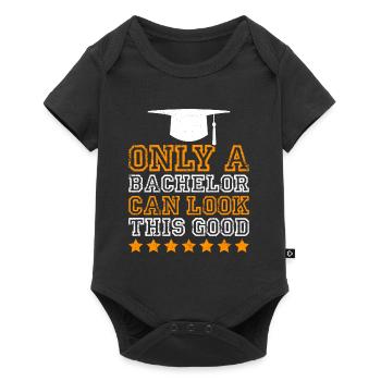 So sieht nur ein Bachelor aus Bachelor Abschluss - Baby Premium Kurzarmbody - Schwarz - Vorne