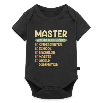 Kindergarten School Bachelor Master Degree - Baby Premium short-sleeve bodysuit - black - Front