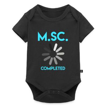 Master complété Master of Science - Body à manches courtes Premium Bébé - noir - Devant