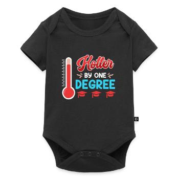 A hot Bachelor's degree Master's degree - Baby Premium short-sleeve bodysuit - black - Front